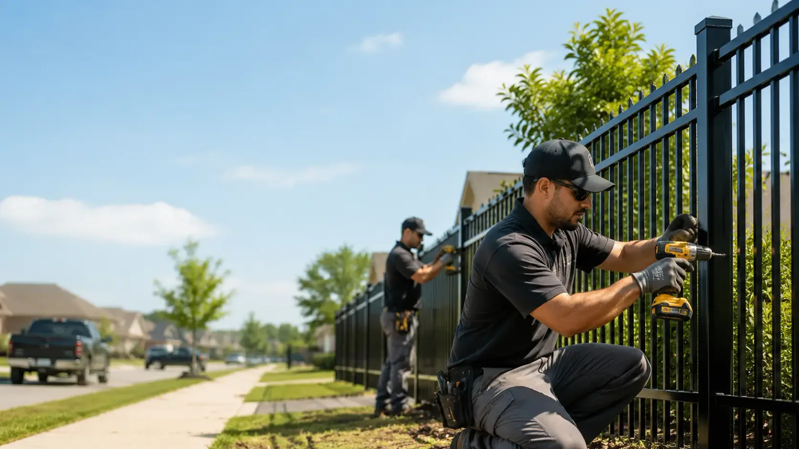 Metal Fence Installation in Collins, GA